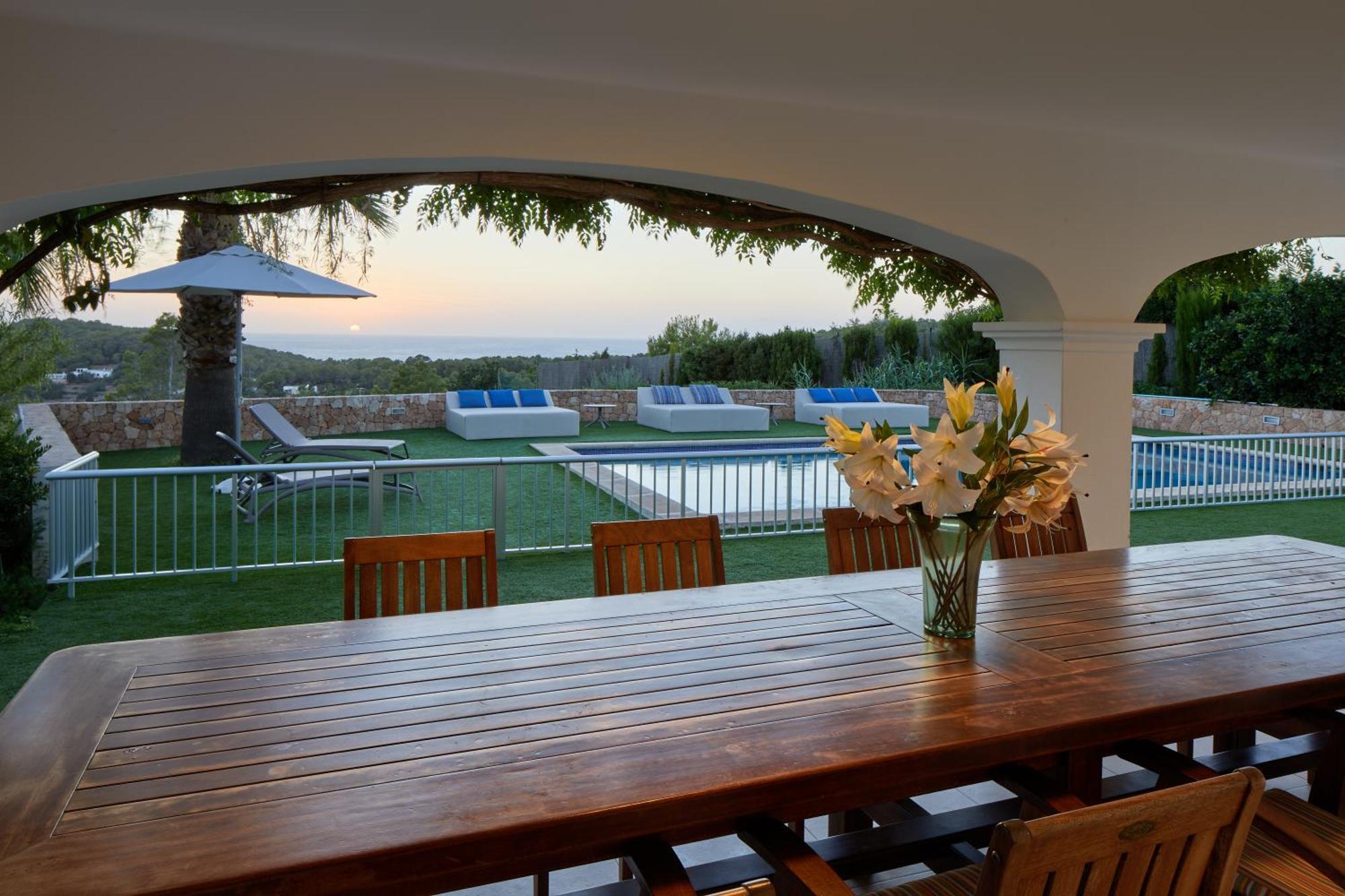 Villa Can Joan I - Fantastic Sunset Views And Family Friendly - サンアントニオアバド エクステリア 写真